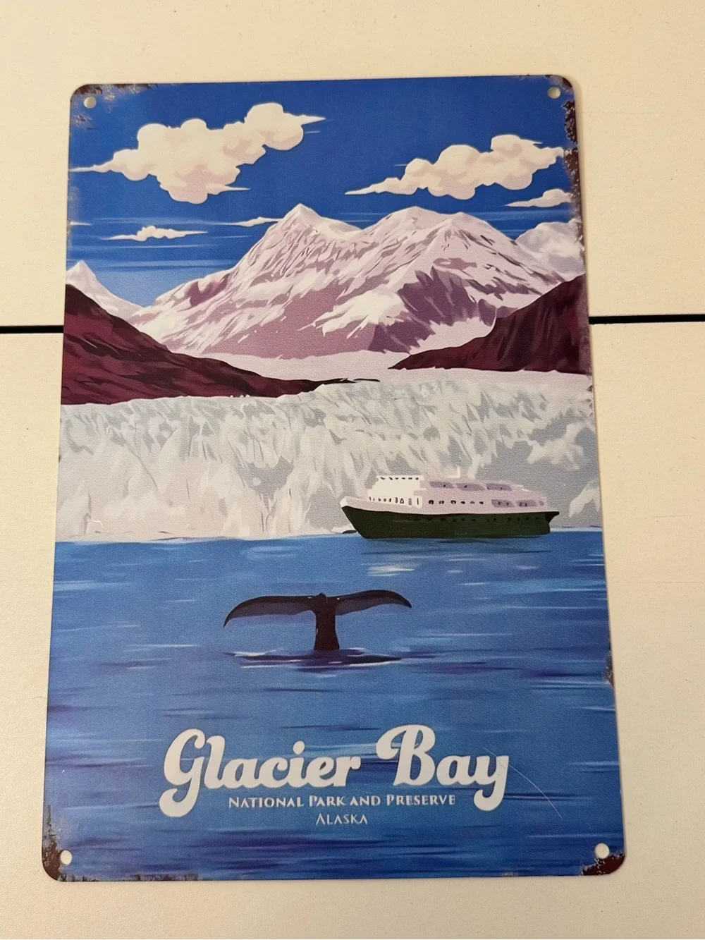 Glacier Bay Wall Art Sign - Scenic